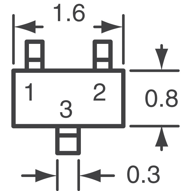 DAN222TL Rohm Semiconductor  Dioden - Gleichrichter - Arrays